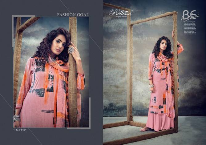 Florals By Belliza 001-010 Printed Cotton Dress Material Catalog